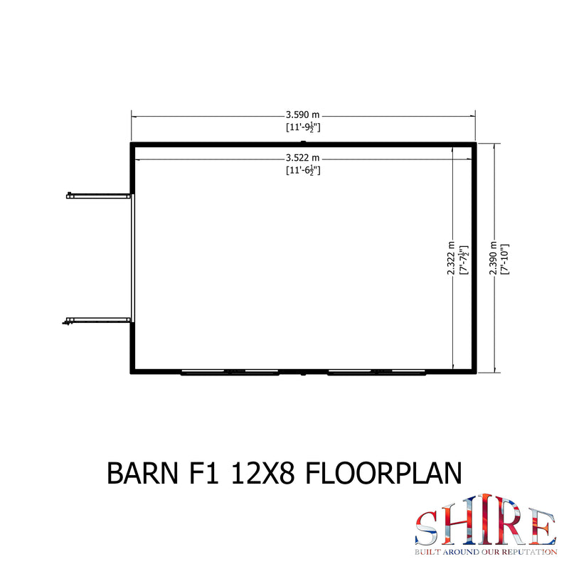 Barn Premium (12' x 8')