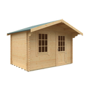 Woodlands Bespoke Carrington Log Cabin 12G x 8' in 44mm Logs - Factory Second