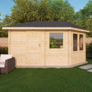 Corner Lodge Plus Log Cabin 16' x 9G' (5000G x 3000mm) - With Side Storage