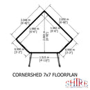 Corner Shed (7' x 7')