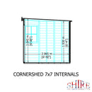 Corner Shed (7' x 7')