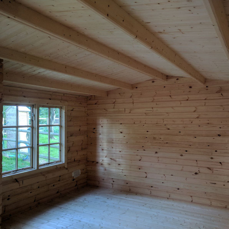 Elveden Log Cabin in 44mm & 70mm Logs - Various Sizes Available