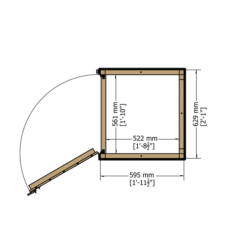 Garden Store Small (2' x 2')