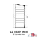 Garden Store Small (2' x 2')