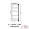 Garden Store Small (2' x 2')