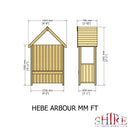 Hebe Garden Arbour (4' x 2')