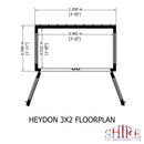 Heydon Greenhouse 3'x2'