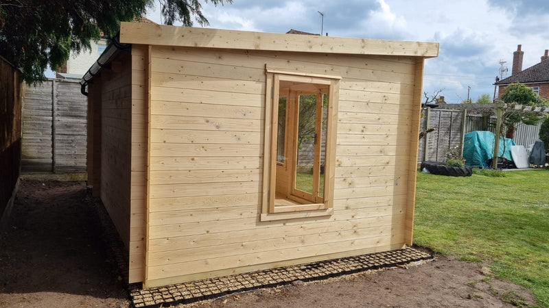 Elm Log Cabin in 19mm Logs - 3 Sizes Available