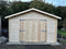 Woodlands Warwick Garage in 44mm Logs