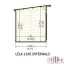 Lela Pent Summerhouse 12'x6' in T&G