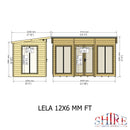 Lela Pent Summerhouse 12'x6' in T&G