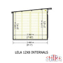 Lela Pent Summerhouse 12'x8' in T&G