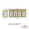 Lela Pent Summerhouse 16'x4' in T&G