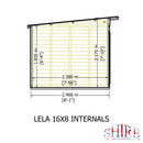 Lela Pent Summerhouse 16'x8' in T&G