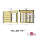 Lela Pent Summerhouse 8'x8' in T&G