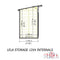Lela Pent Summerhouse 12'x4' in T&G - Including 4ft Storage