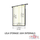 Lela Pent Summerhouse 16'x4' in T&G - Including 4ft Storage