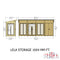 Lela Pent Summerhouse 16'x4' in T&G - Including 4ft Storage