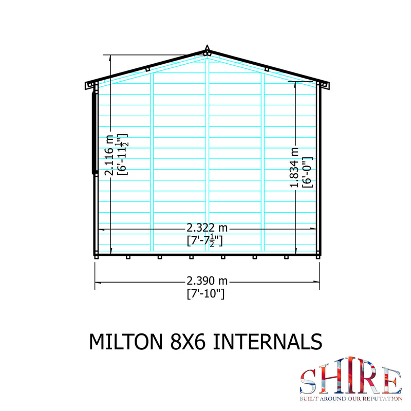 Milton Summerhouse (8' x 6')