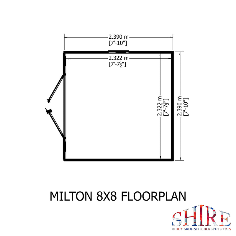 Milton Summerhouse (8' x 8')