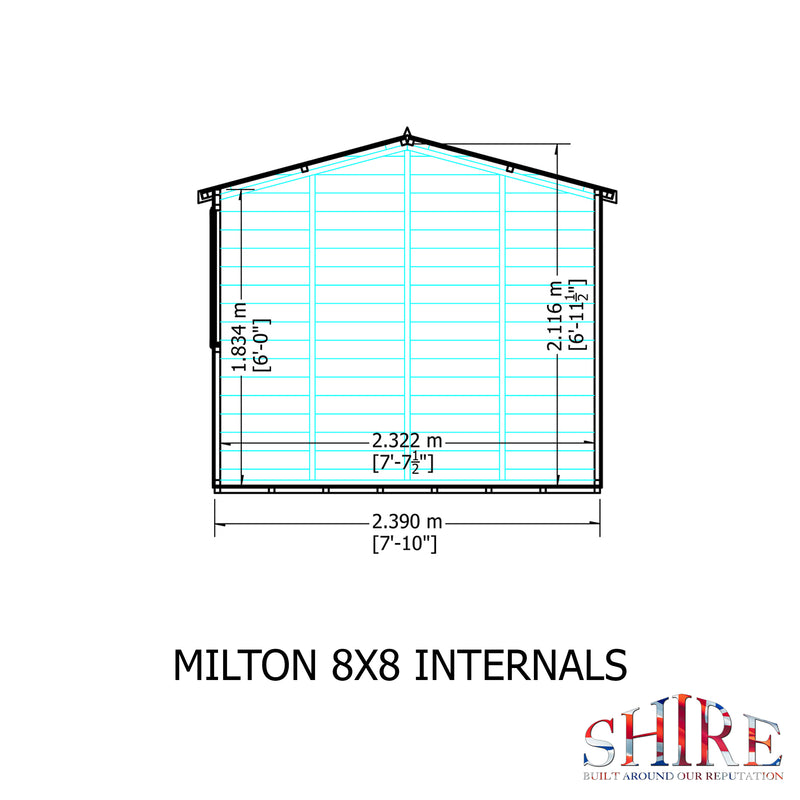 Milton Summerhouse (8' x 8')