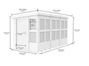 Sheds DIY - 12'x6' Pent Potting Shed