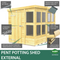 Sheds DIY - 16'x6' Pent Potting Shed