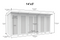 Sheds DIY - Full Height Window Pent Summerhouse - 5ft Deep - Various Size Variations Available