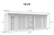 Sheds DIY - Full Height Window Pent Summerhouse - 5ft Deep - Various Size Variations Available