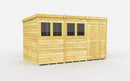 Sheds DIY Pent Sheds - 6ft Deep - Numerous Size Variations Available