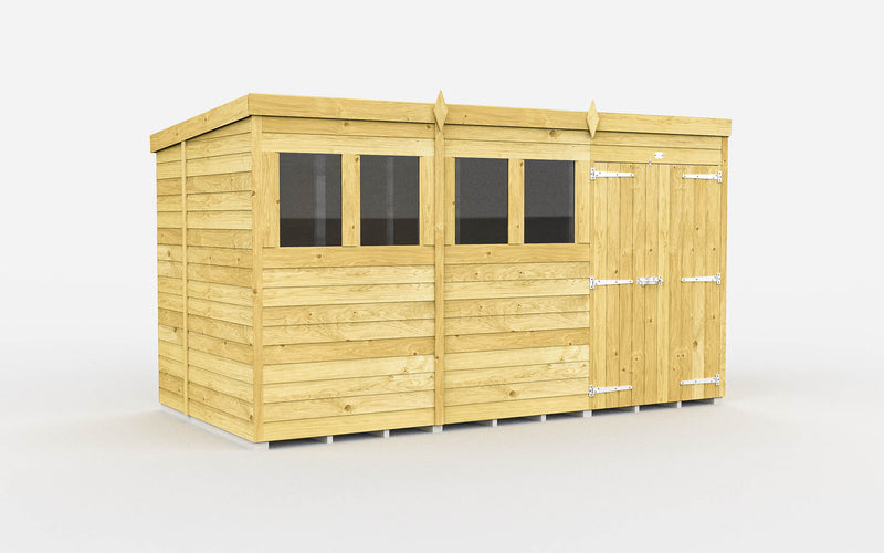 Sheds DIY Pent Sheds - 6ft Deep - Numerous Size Variations Available