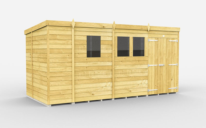Sheds DIY Pent Sheds - 6ft Deep - Numerous Size Variations Available