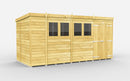 Sheds DIY Pent Sheds - 6ft Deep - Numerous Size Variations Available