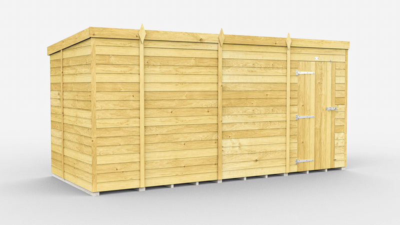 Sheds DIY Pent Sheds - 6ft Deep - Numerous Size Variations Available