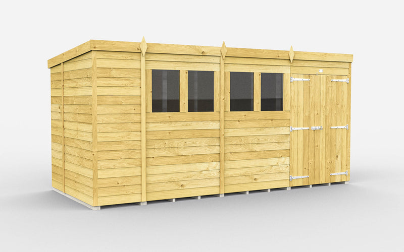 Sheds DIY Pent Sheds - 6ft Deep - Numerous Size Variations Available