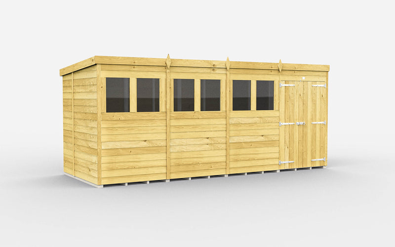 Sheds DIY Pent Sheds - 6ft Deep - Numerous Size Variations Available