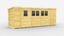 Sheds DIY Pent Sheds - 6ft Deep - Numerous Size Variations Available