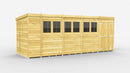 Sheds DIY Pent Sheds - 6ft Deep - Numerous Size Variations Available