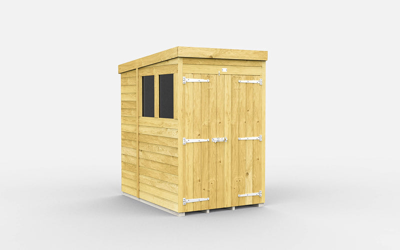 Sheds DIY Pent Sheds - 6ft Deep - Numerous Size Variations Available