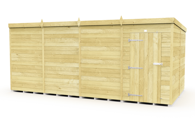 Sheds DIY Pent Sheds - 8ft Deep - Numerous Size Variations Available