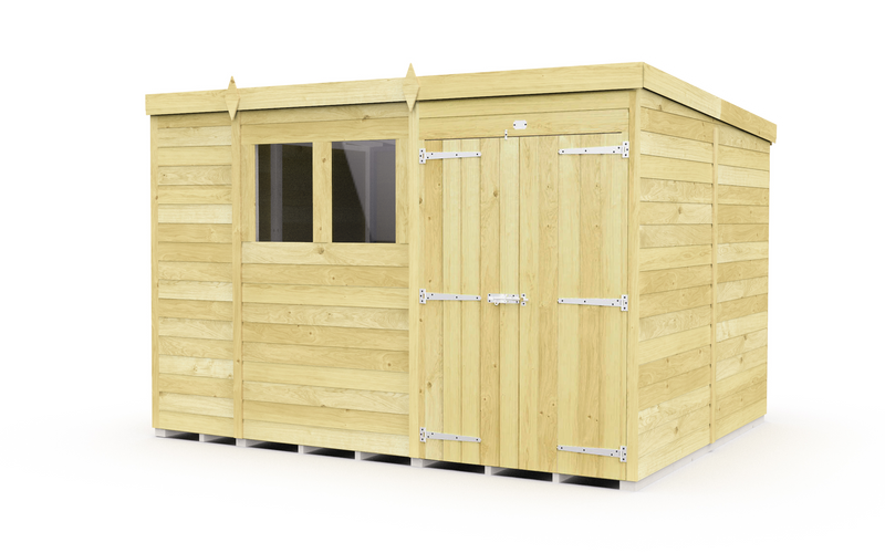 Sheds DIY Pent Sheds - 8ft Deep - Numerous Size Variations Available