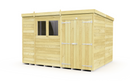 Sheds DIY Pent Sheds - 8ft Deep - Numerous Size Variations Available