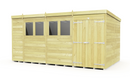Sheds DIY Pent Sheds - 8ft Deep - Numerous Size Variations Available