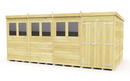 Sheds DIY Pent Sheds - 8ft Deep - Numerous Size Variations Available