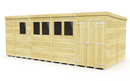 Sheds DIY Pent Sheds - 8ft Deep - Numerous Size Variations Available