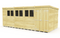 Sheds DIY Pent Sheds - 8ft Deep - Numerous Size Variations Available
