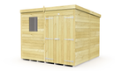 Sheds DIY Pent Sheds - 8ft Deep - Numerous Size Variations Available