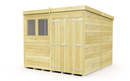 Sheds DIY Pent Sheds - 8ft Deep - Numerous Size Variations Available