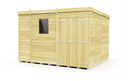 Sheds DIY Pent Sheds - 8ft Deep - Numerous Size Variations Available