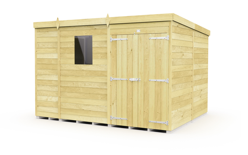 Sheds DIY Pent Sheds - 8ft Deep - Numerous Size Variations Available